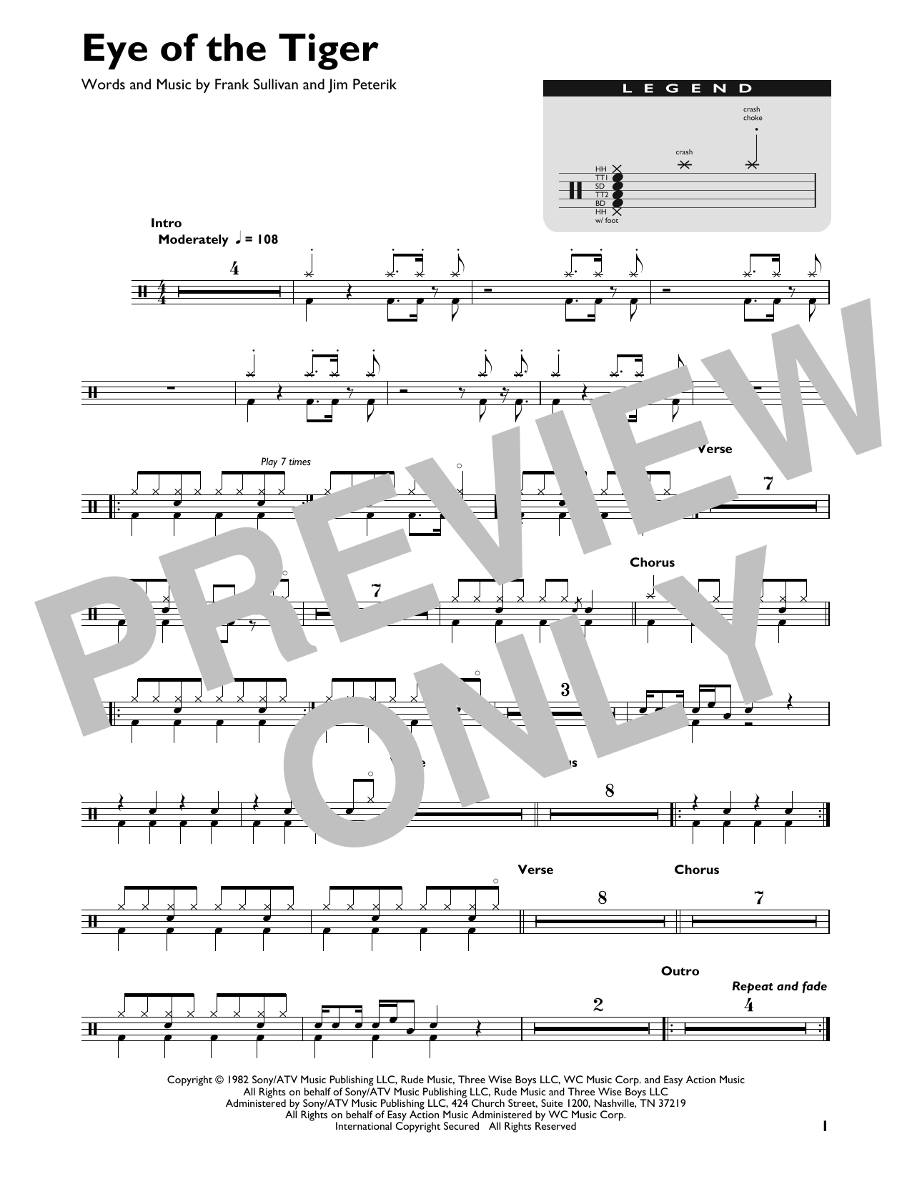 Product gallery: Page 1 of 1 Eye Of The Tiger, Survivor