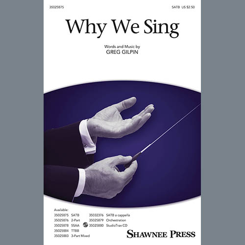 cover: Why We Sing, Greg Gilpin