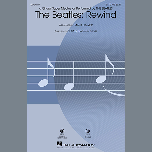 cover: The Beatles: Rewind (Medley) (arr. Mark Brymer), The Beatles