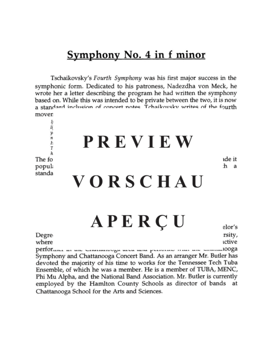 gallery: Finale from Symphony No. 4 , , (Tuba Quartett EETT)