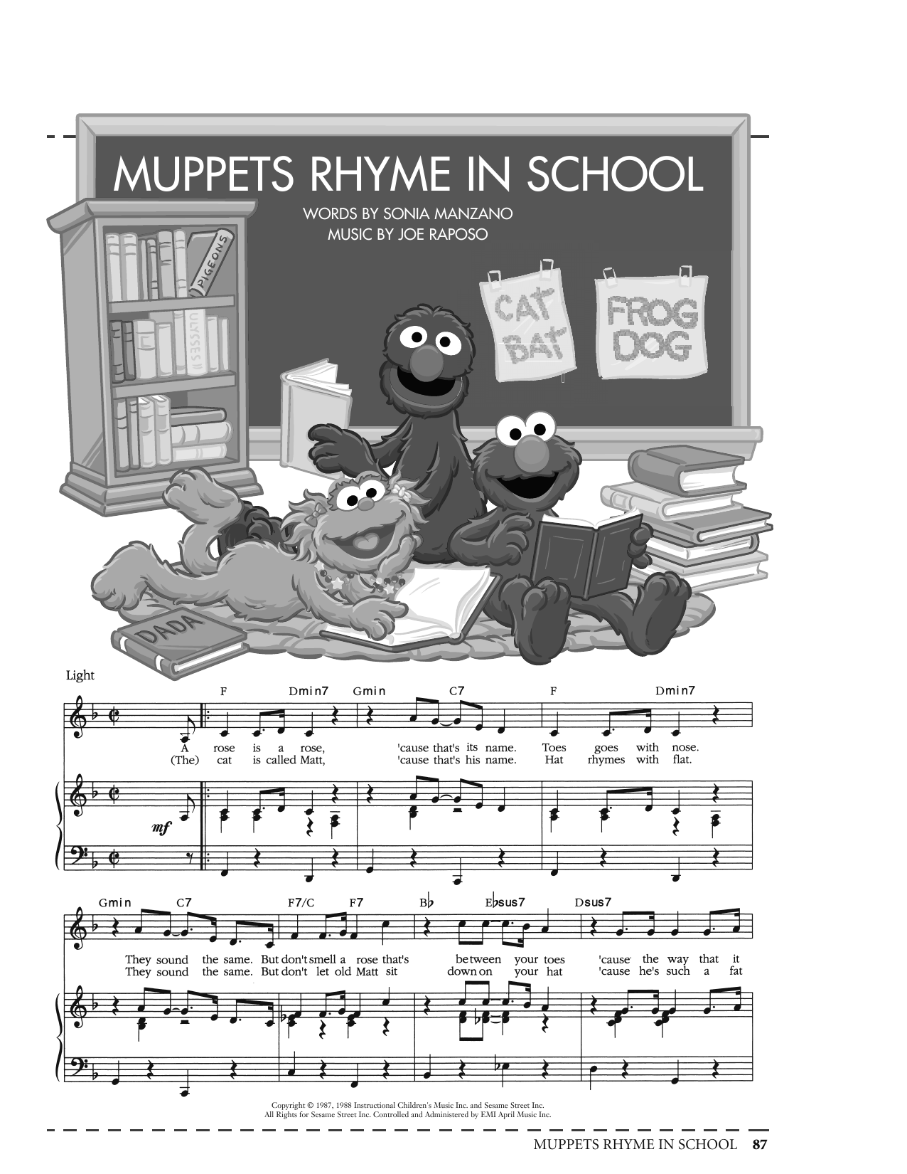 Product picture to: Muppets Rhyme In School (from Sesame Street)