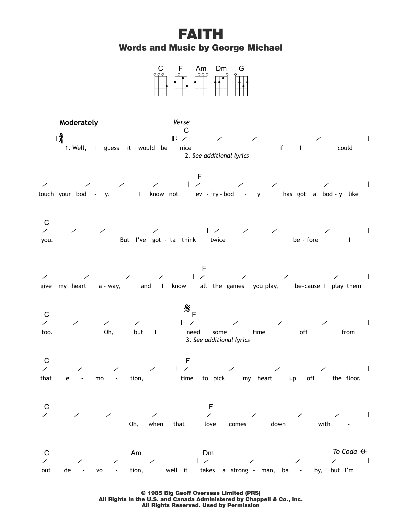 Product gallery: Page 1 of 1 Faith, George Michael