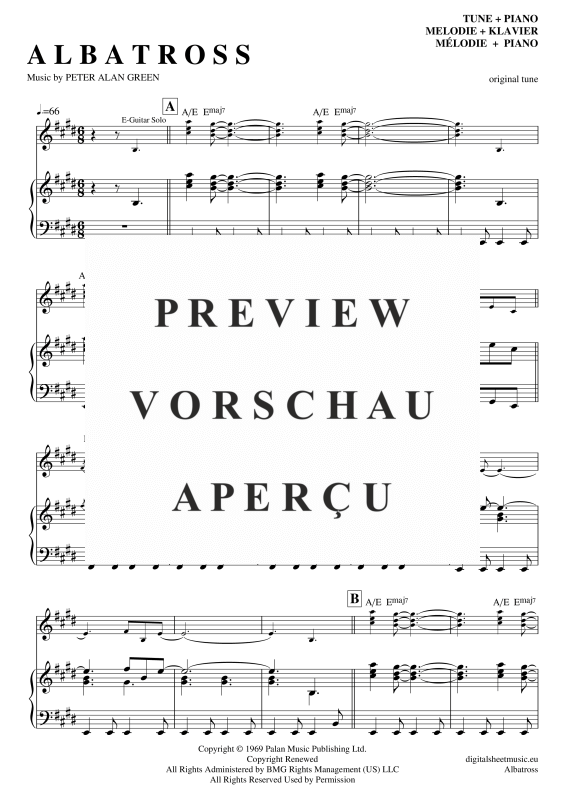 Product gallery: Page 7 of 11 Albatross , Mac, Fleetwood, Piano and Voice