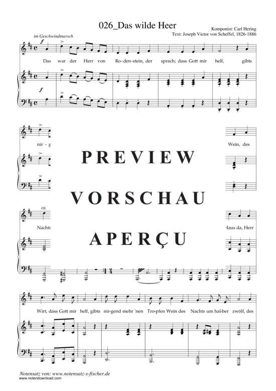Product gallery: Page 2 of 4 Das wilde Heer , , Piano and Voice