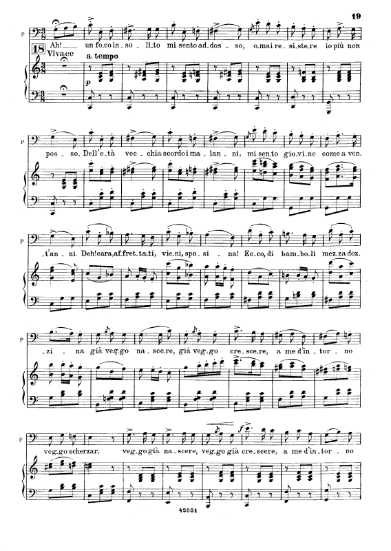 Produktbild zu: Ah un foco insolitoGaetano Donizetti