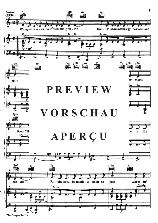 Produktgalerie: Seite 4 von 8 The Oregon Trail , Popular Standard, Klavier und Gesang
