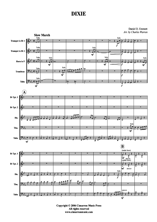 Produktbild zu: Dixie D. Emmett