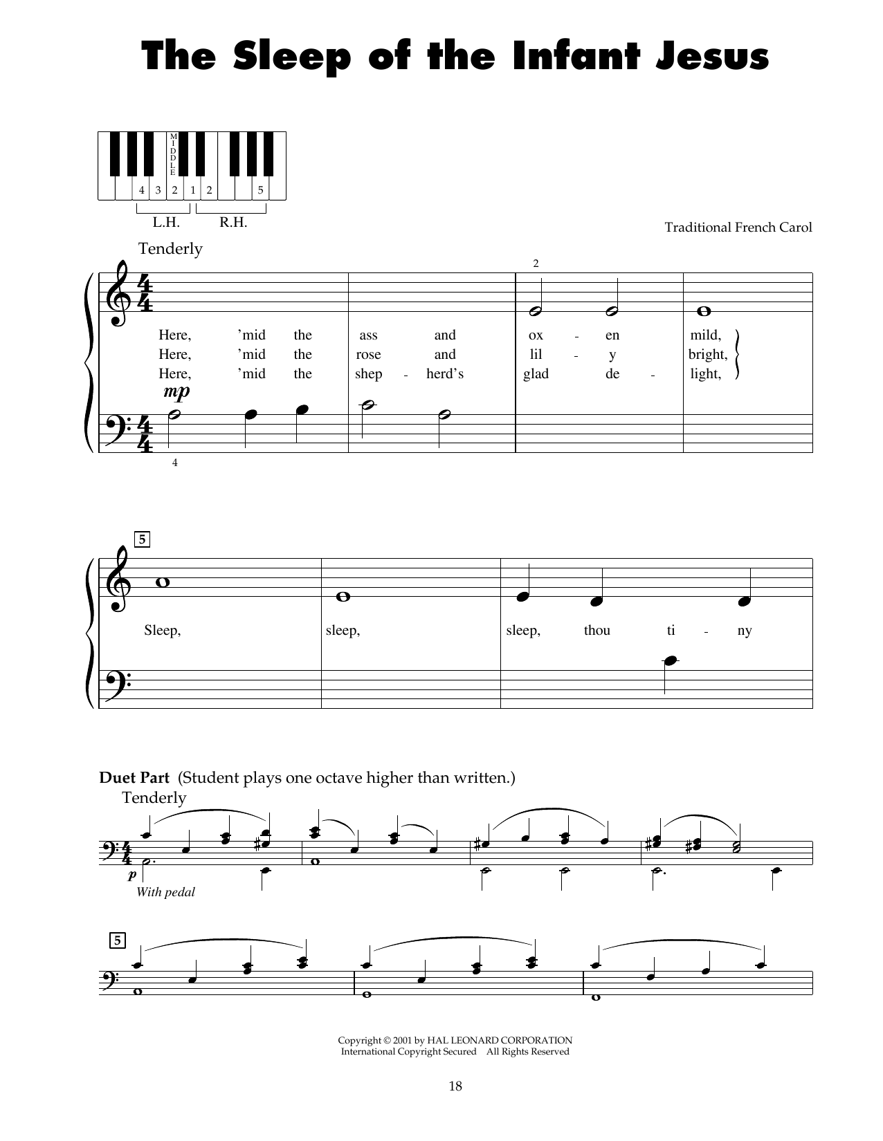 Produktbild zu: The Sleep Of The Infant Jesus
