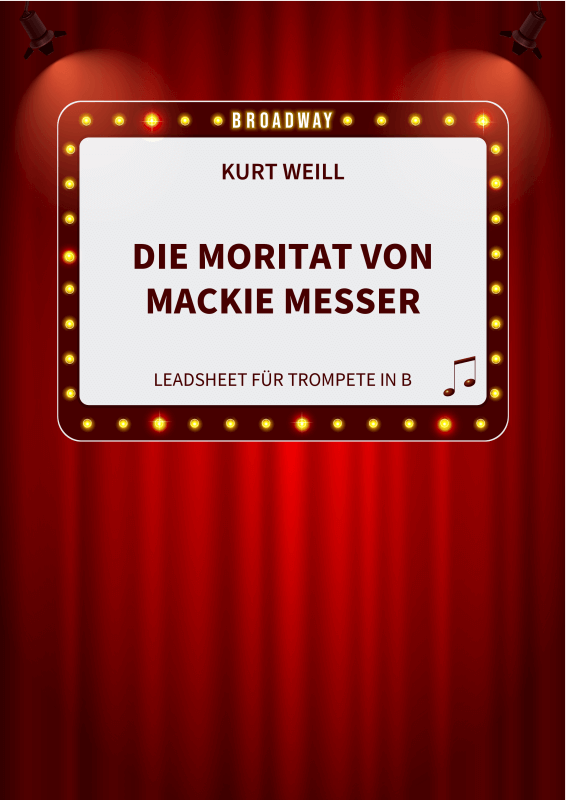 Produktbild zu: Die Moritat von Mackie Messer