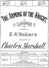 cover: The Arming Of The Knight, Charles Marshall, Gesang, Klavier