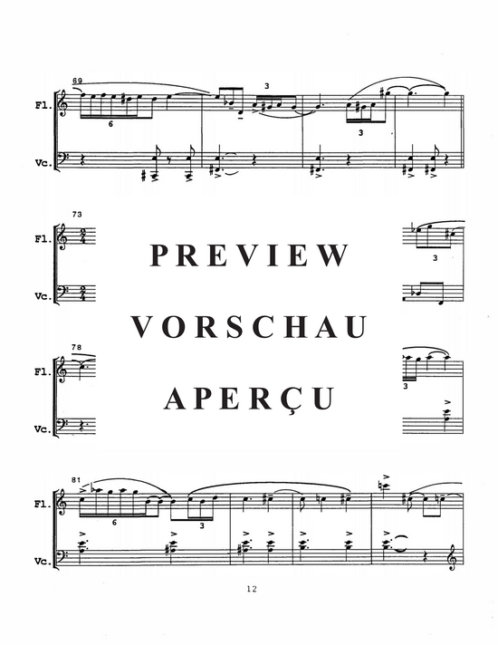 Product gallery: Page 14 of 21 Traces , , (flute, clarinet, bass clarinet, violin and cello)