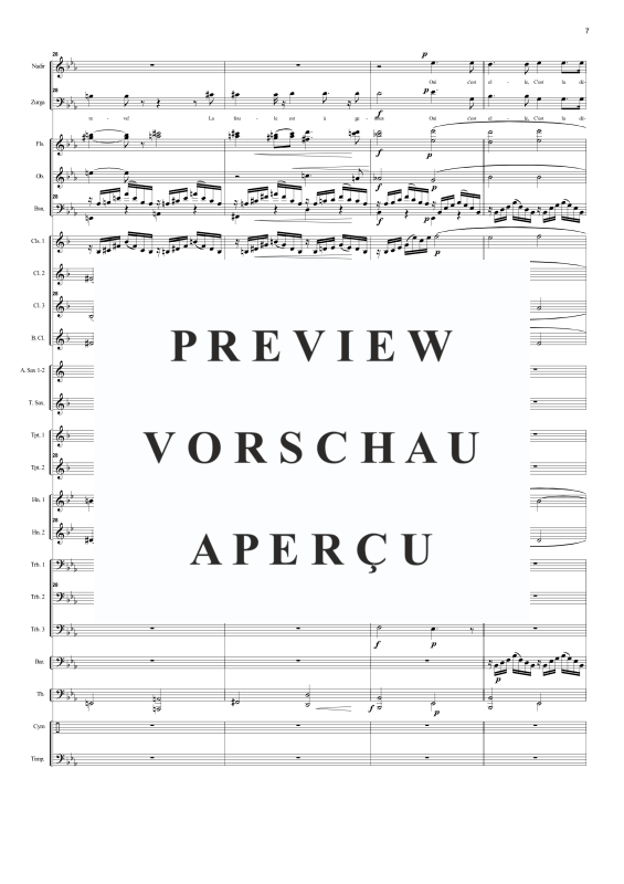 Produktgalerie: Seite 10 von 11 Au fond du temple saint (aus Die Perlenfischer), , Tenor/Bass Solo und Concert Band
