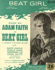 cover: Beat Girl, Adam Faith