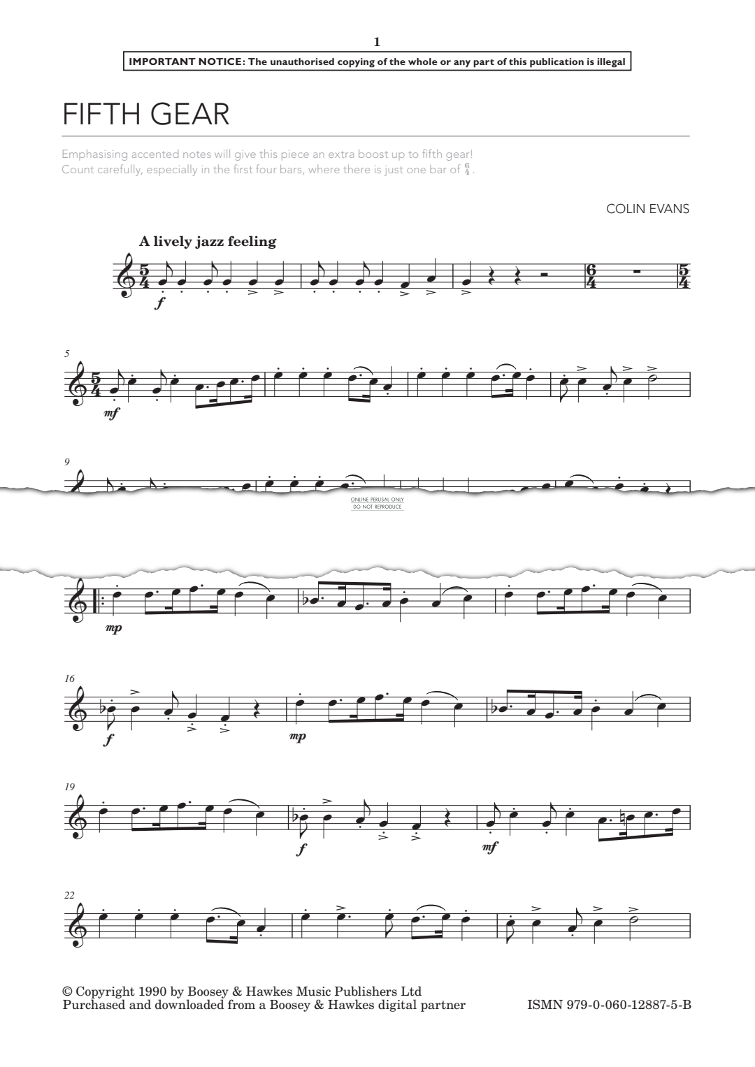 Produktgalerie: Seite 1 von 1 Fifth Gear, Colin Evans, Klavier, Trompete