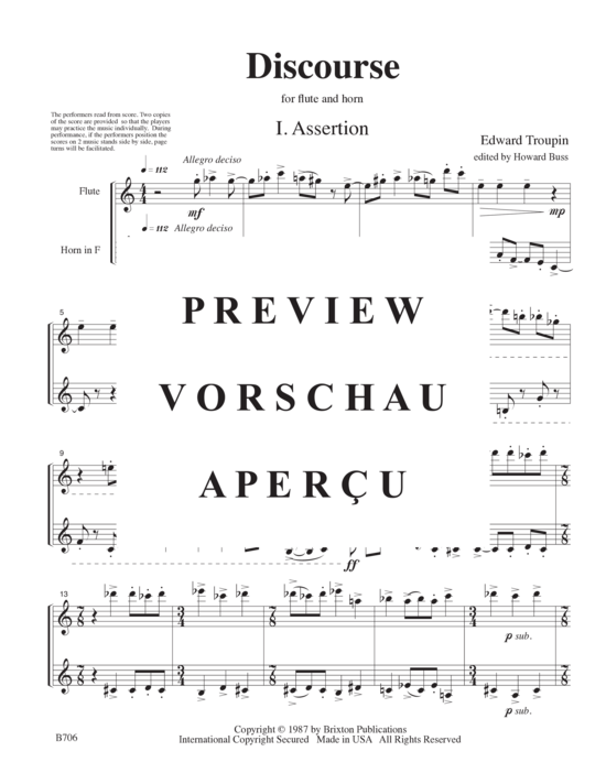 Product gallery: Page 3 of 10 Discourse , , (flute and horn)