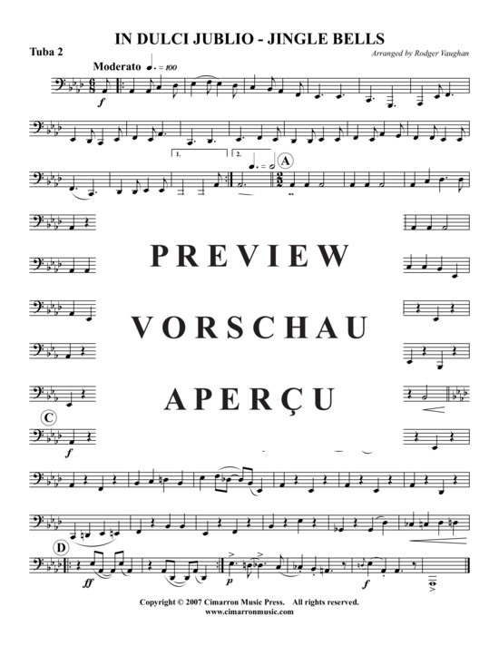 Product gallery: Page 9 of 9 In Dulci Jubilo / Jingle Bells , , (Tuba Quartet: 2x Baritone, 2xTuba)