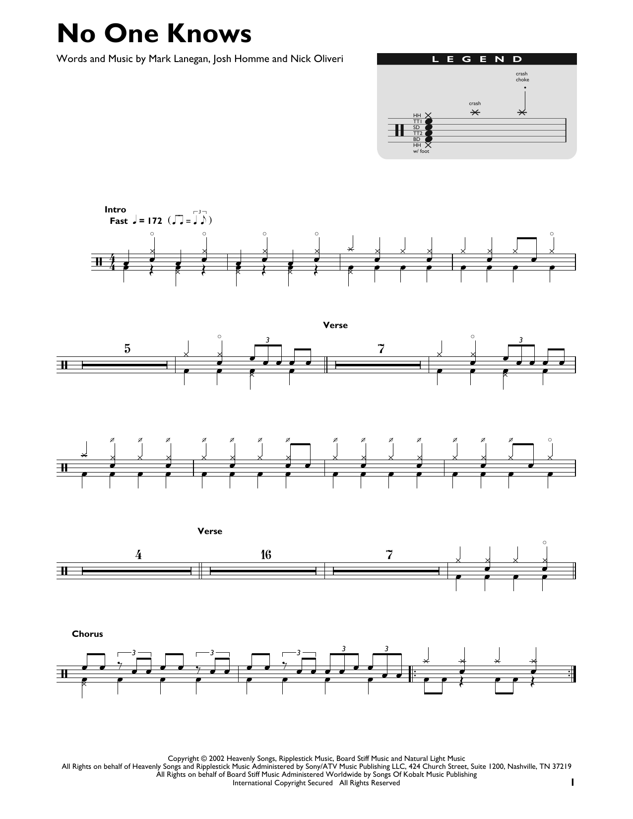 Product gallery: Page 1 of 1 No One Knows, Queens Of The Stone Age