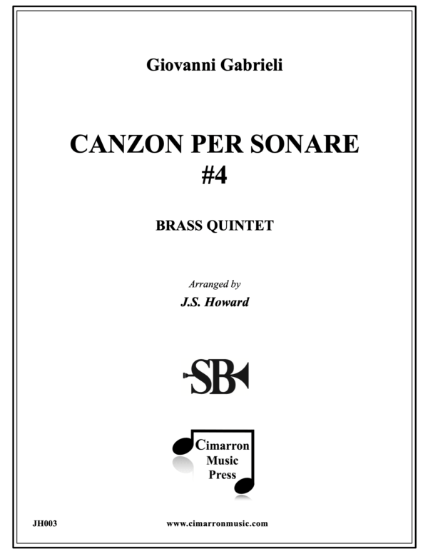 Produktbild zu: Canzon per Sonare #2Giovanni Gabrieli