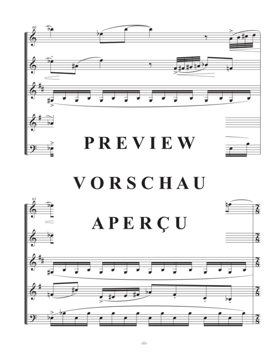 Produktgalerie: Seite 14 von 21 Two Modern Motets , , (Holzbläser Quintett Flöte, Oboe, Klarinette, Horn, Fagott)