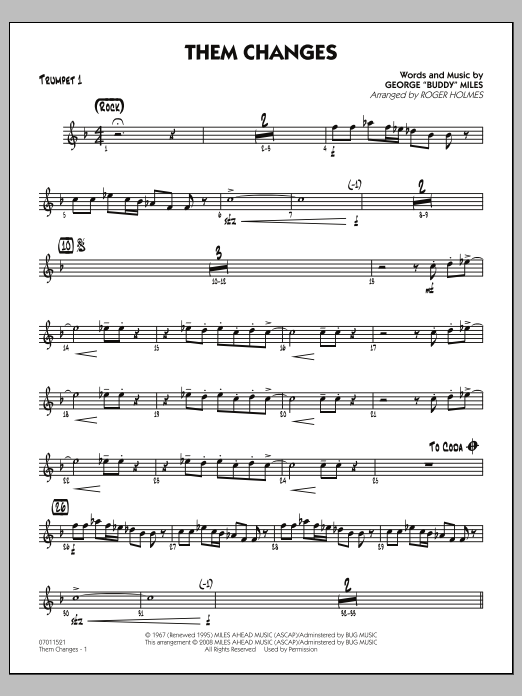 Produktgalerie: Seite 1 von 1 Them Changes - Trumpet 1, 
