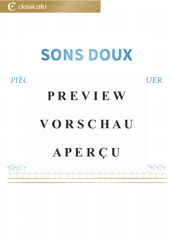 Produktgalerie: Seite 2 von 11 Sons Doux - Pièces pour piano faciles à jouer pour rêver et se détendre, , Klavier Solo