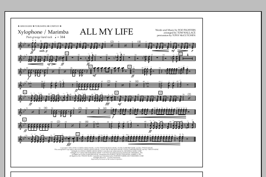 Produktbild zu:  All My Life - Xylophone/Marimba - Tom Wallace