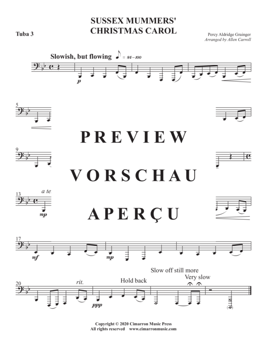 Product gallery: Page 13 of 13 Sussex Mummers´ Christmas Carol , , (Tuba Ensemble EEETTT)