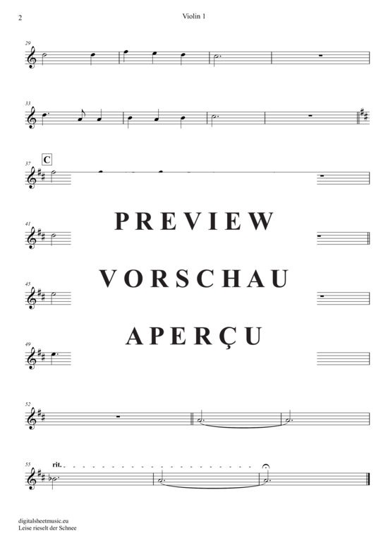Product gallery: Page 6 of 15 Leise Rieselt Der Schnee , Weihnachten, (violin trio + piano)