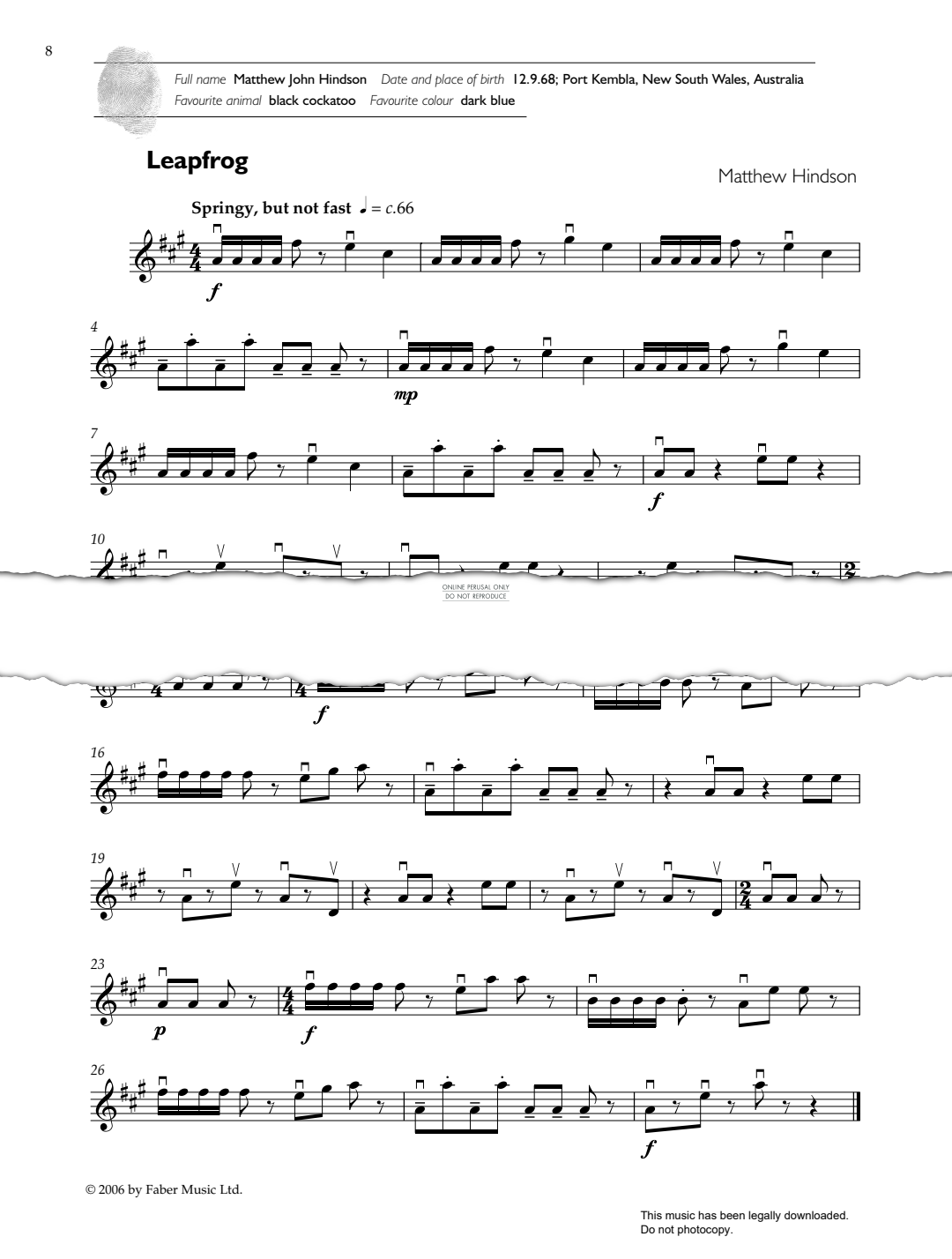 Produktgalerie: Seite 1 von 1 Leapfrog, Matthew Hindson, Klavier, Violine