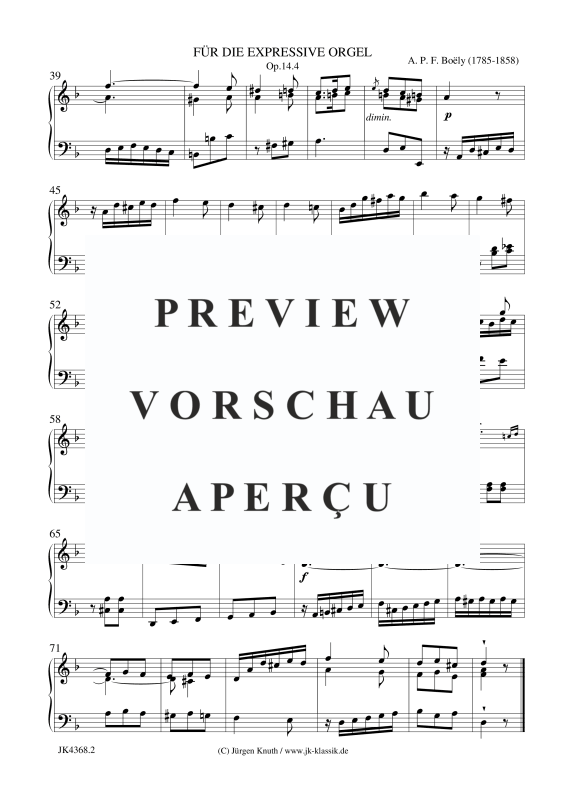 Produktgalerie: Seite 3 von 3 Für die Expressive Orgel Op.14.4, , Orgel Solo