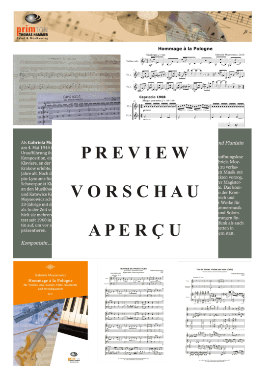 Product gallery: Page 12 of 14 Berliner Bouletten-Marsch für Flöte und Klavier , , (flute/violin/oboe + piano)