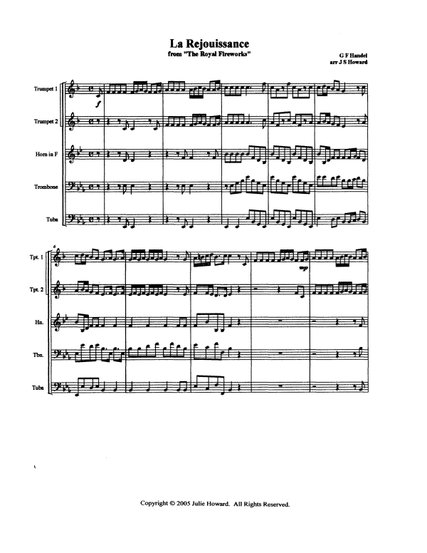 Produktgalerie: Seite 1 von 11 La Réjouissance, , Blechbläserquintett
