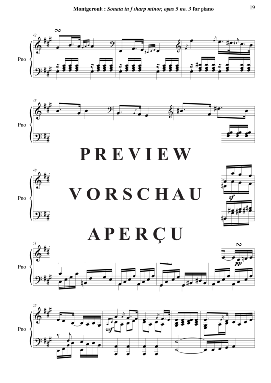 Product gallery: Page 20 of 21 Sonata in f-sharp minor, Opus 5 no. 3 , Horvath, Nicolas, Piano Solo