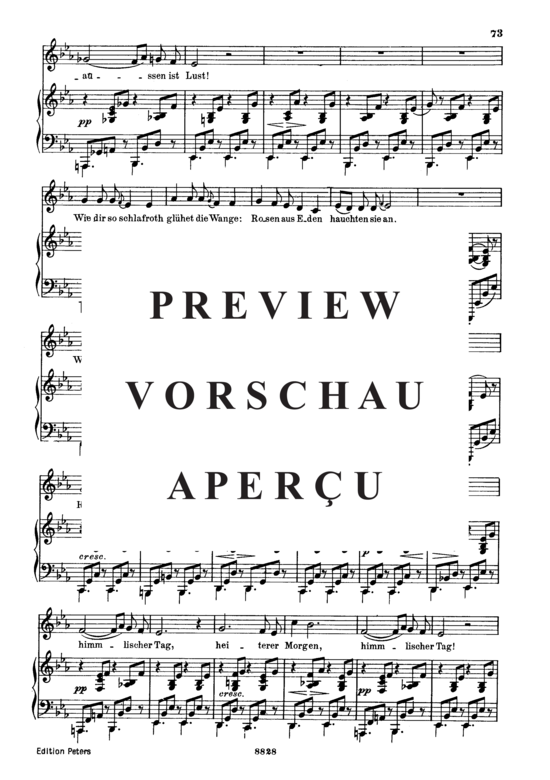 Product gallery: Page 3 of 6 Wiegenlied D.867 Wie sich der Äuglein, , Low Voice and Piano