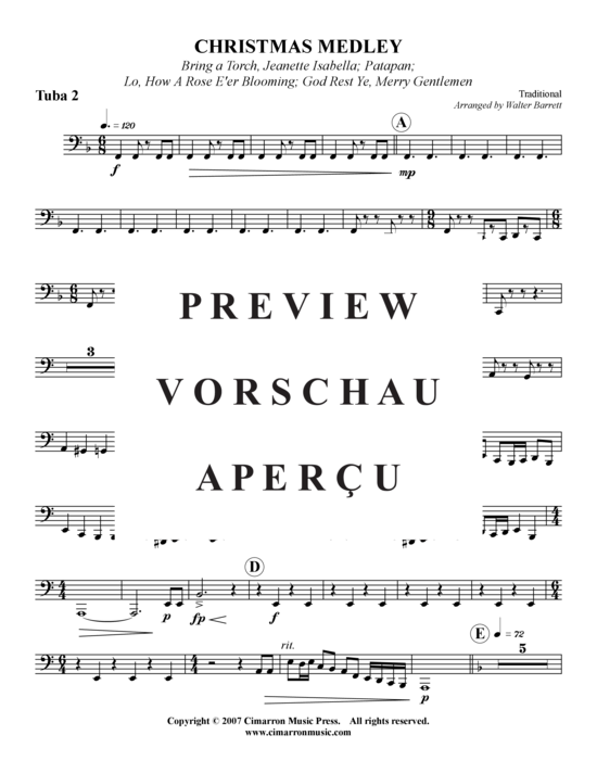 Product gallery: Page 16 of 17 Weihnachts-Medley 4 Stücke , , (Tuba Quartet: 2x Baritone, 2xTuba)