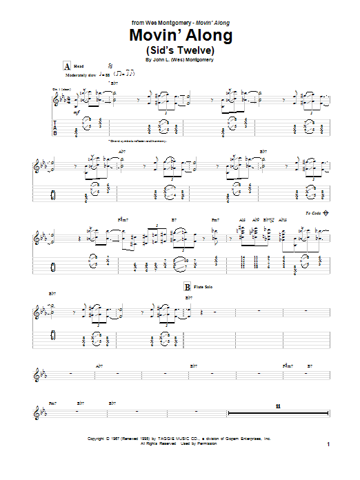 Produktbild zu: Movin' Along (Sid's Twelve)