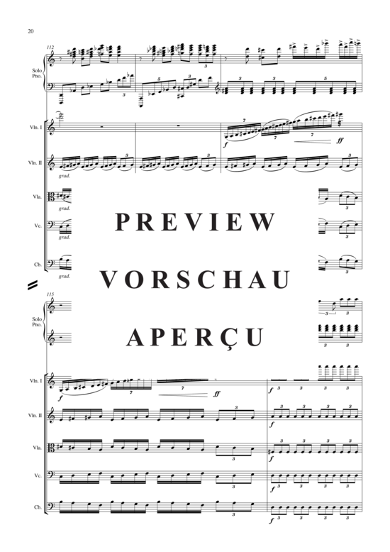 Product gallery: Page 21 of 21 Piano Concerto , , (Partitur)