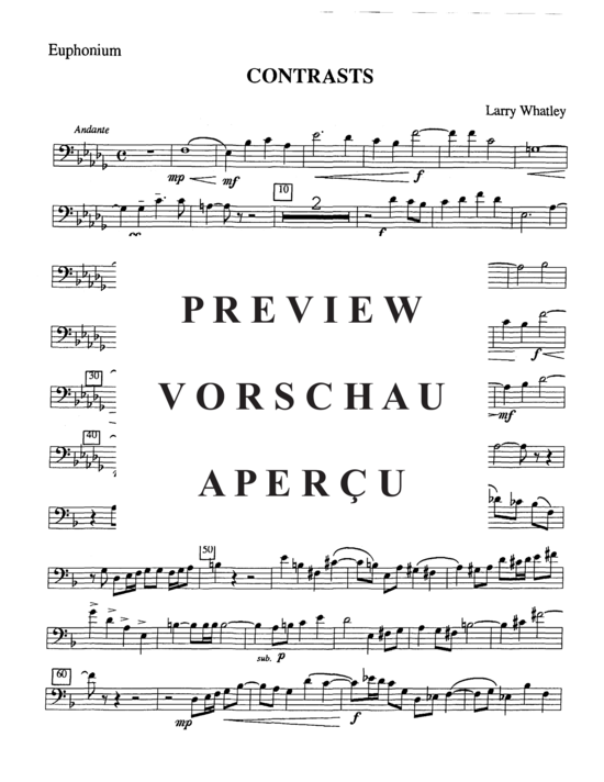 Product gallery: Page 10 of 11 Contrasts , , (euphonium + piano)
