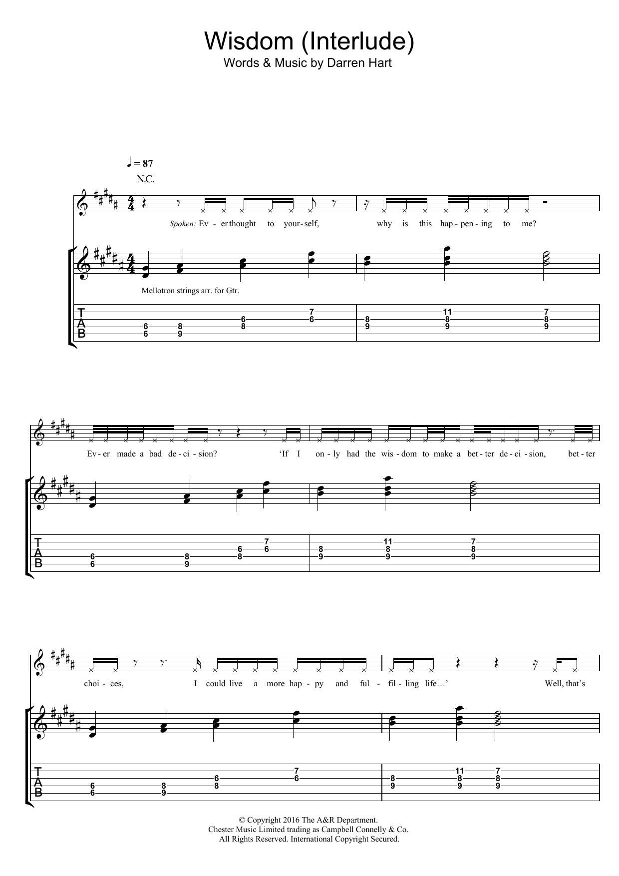 Produktgalerie: Seite 1 von 1 Wisdom, Harts, Gitarre