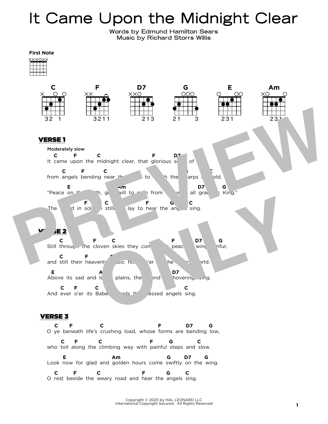 Produktbild zu: It Came Upon The Midnight Clear