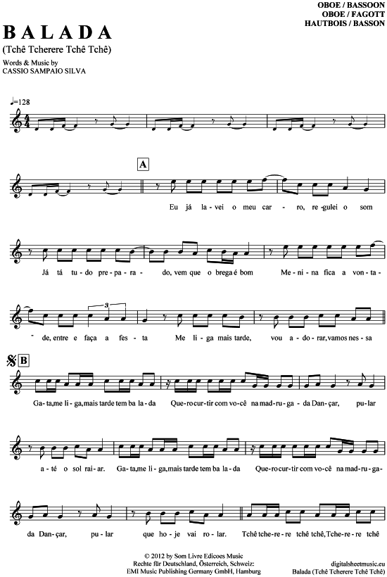 Produktbild zu: Balada (Tche Tcherere Tche Tche) Gusttavo Lima