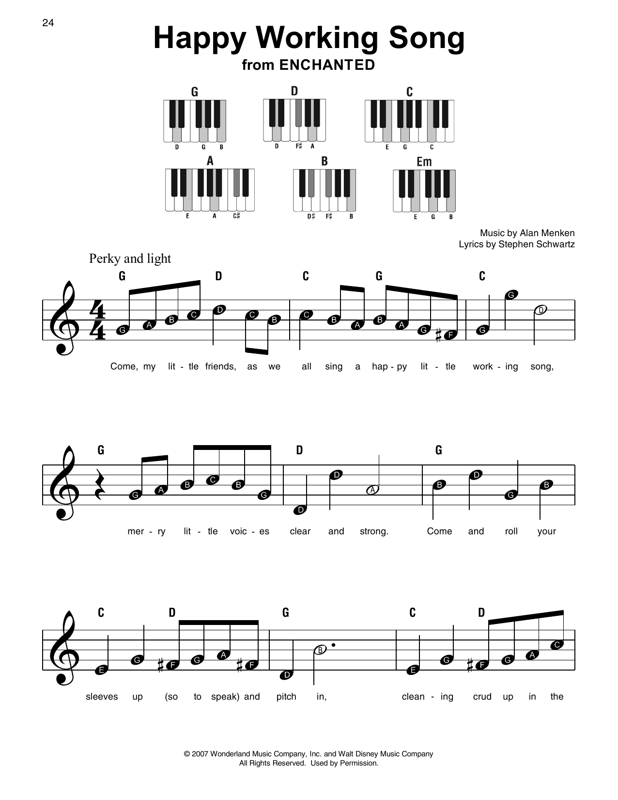 Product picture to: Happy Working Song (from Enchanted)