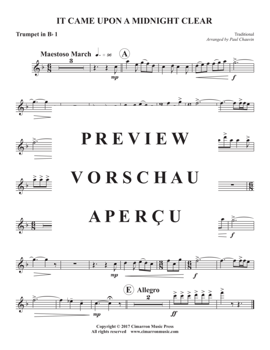 Product gallery: Page 6 of 14 It Came Upon a Midnight Clear , , (Trumpet ensemble 1-9 trumpets)