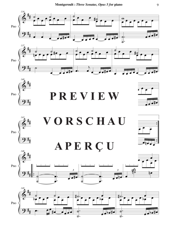 Product gallery: Page 10 of 21 Three Sonatas, Opus 5 , Horvath, Nicolas, Piano Solo