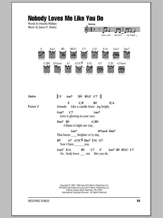 Produktgalerie: Seite 1 von 1 Nobody Loves Me Like You Do, Anne Murray, Gitarre