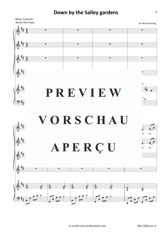 Produktgalerie: Seite 6 von 11 Four Irish Songs, , Frauenchor SSAA und Klavier