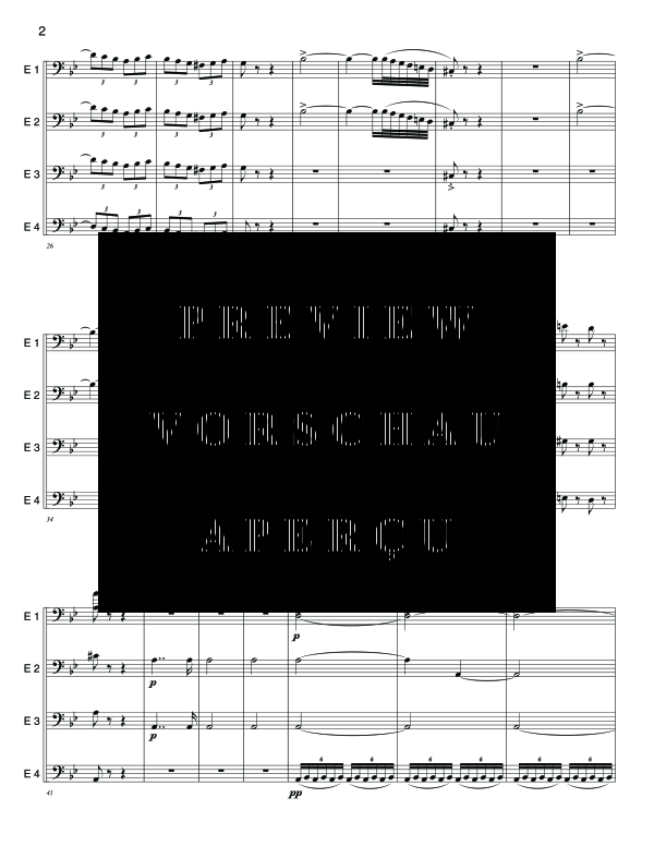 Product gallery: Page 6 of 11 Raymond Overture, , (Euphonium Quartet/Choir EEEE)