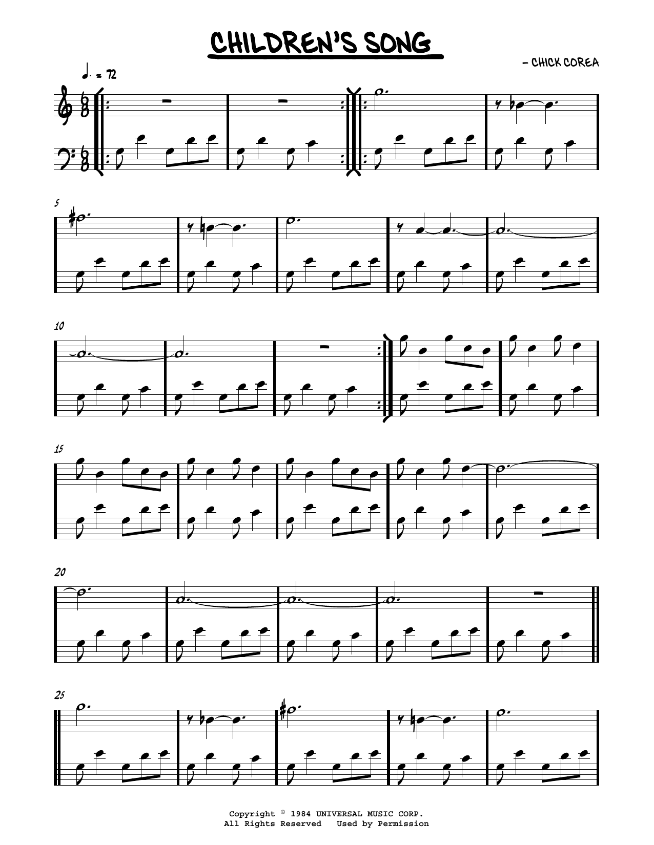 Product picture to: Children's Song No. 1