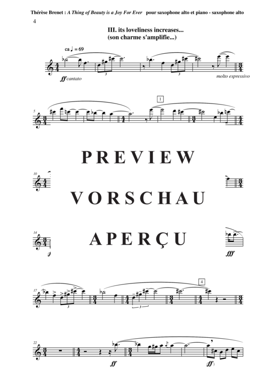 Product gallery: Page 18 of 21 A Thing Of Beauty is a Joy For Ever , , (alto saxophone + piano)