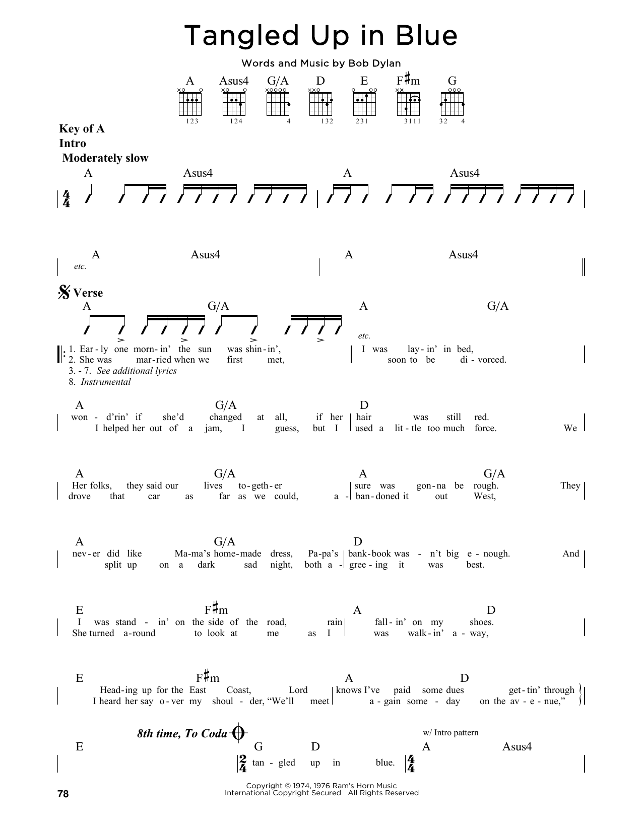 Produktbild zu: Tangled Up In Blue